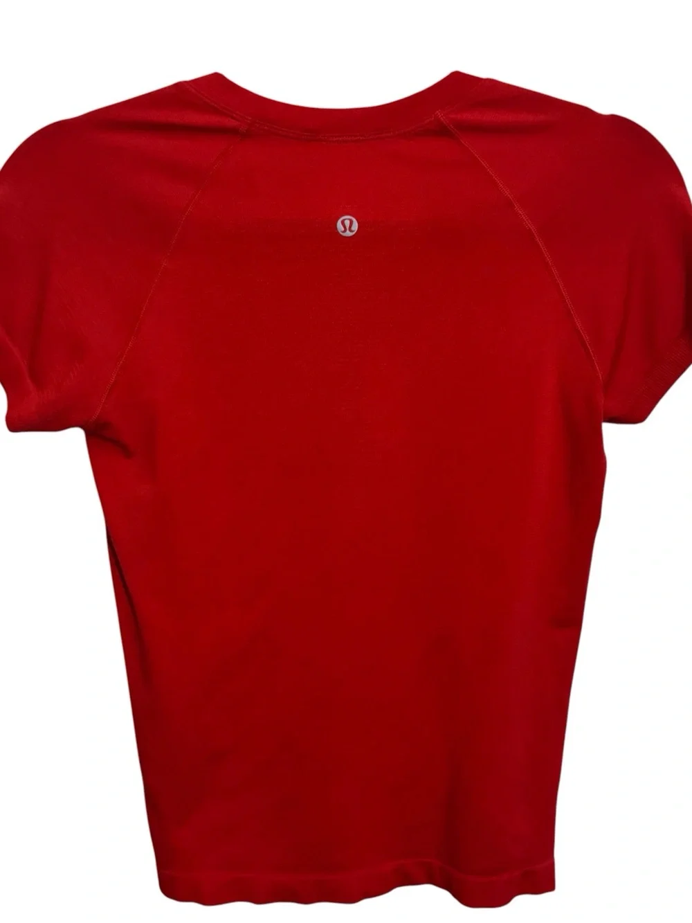 Lululemon Size 6 Red Short Sleeve Swiftly Tech Crop Top Athletic Gym Yoga